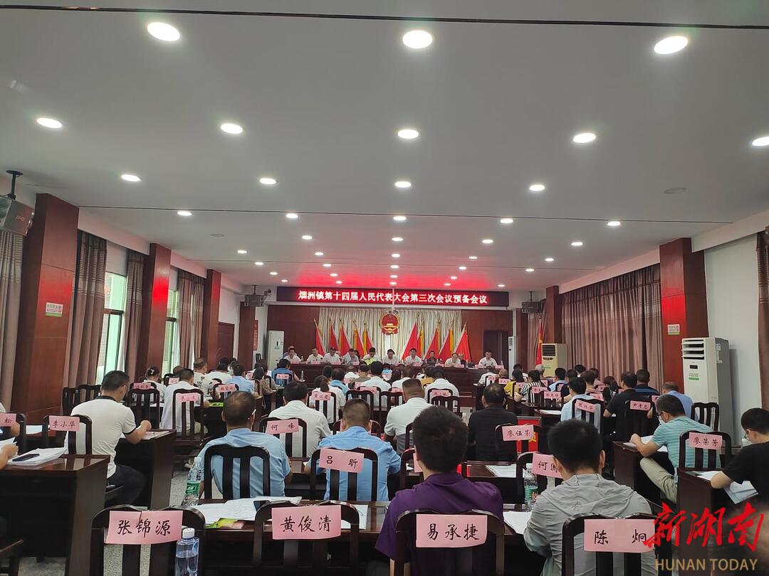常宁市烟洲镇召开第十四届人民代表大会第三次会议