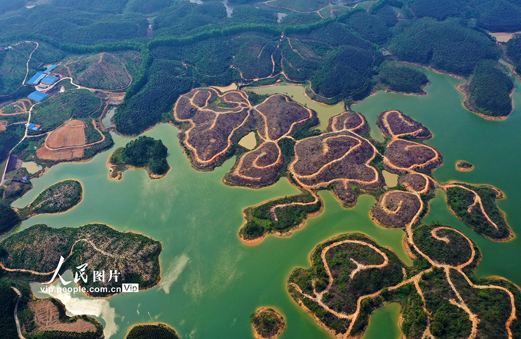 灵川县公平乡水库图片