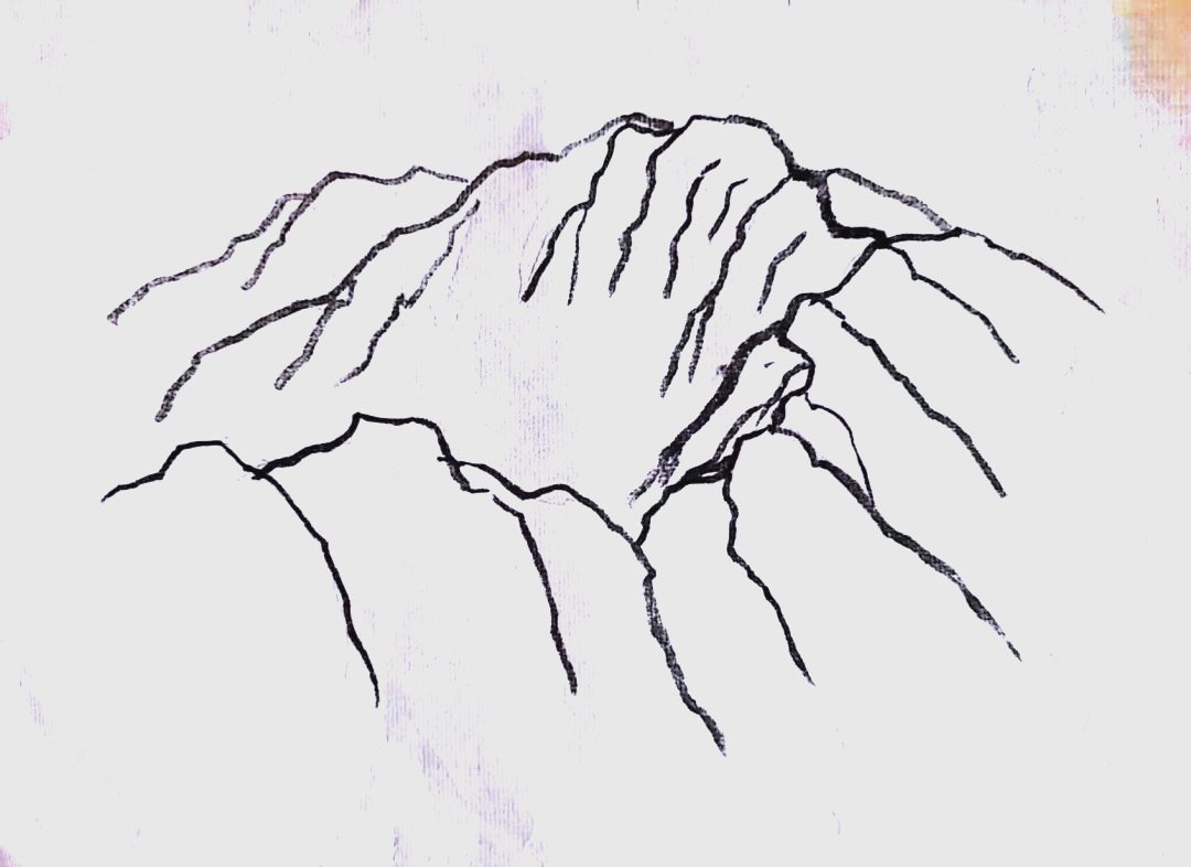 零基础也能轻松掌握国画山的画法