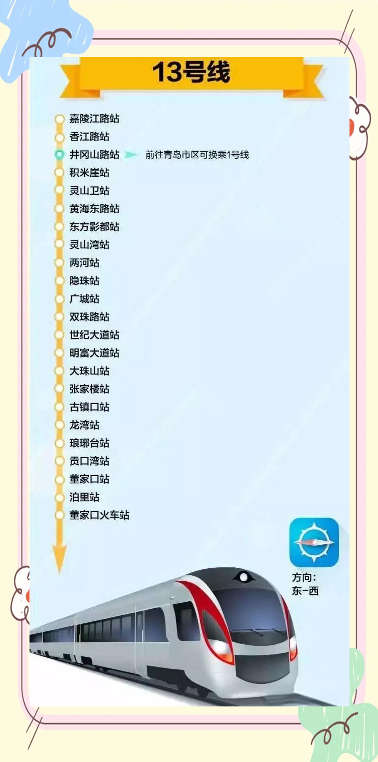 青岛地铁13号线预计年底通车,促进区域经济