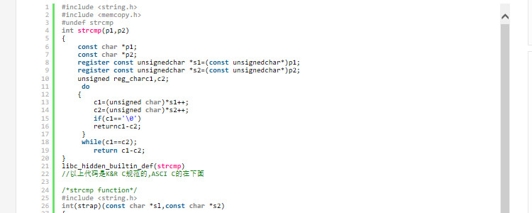 strcmp函数的作用是?