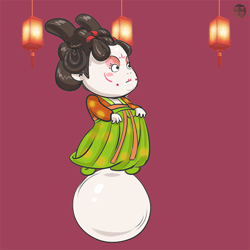 《唐宫夜宴》的表情包"唐墩儿"来啦,超好玩儿