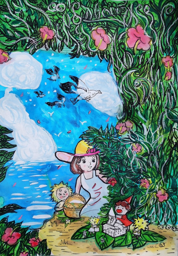 孩子们眼中的湿地是什么样的?"最美童画"小画家告诉你