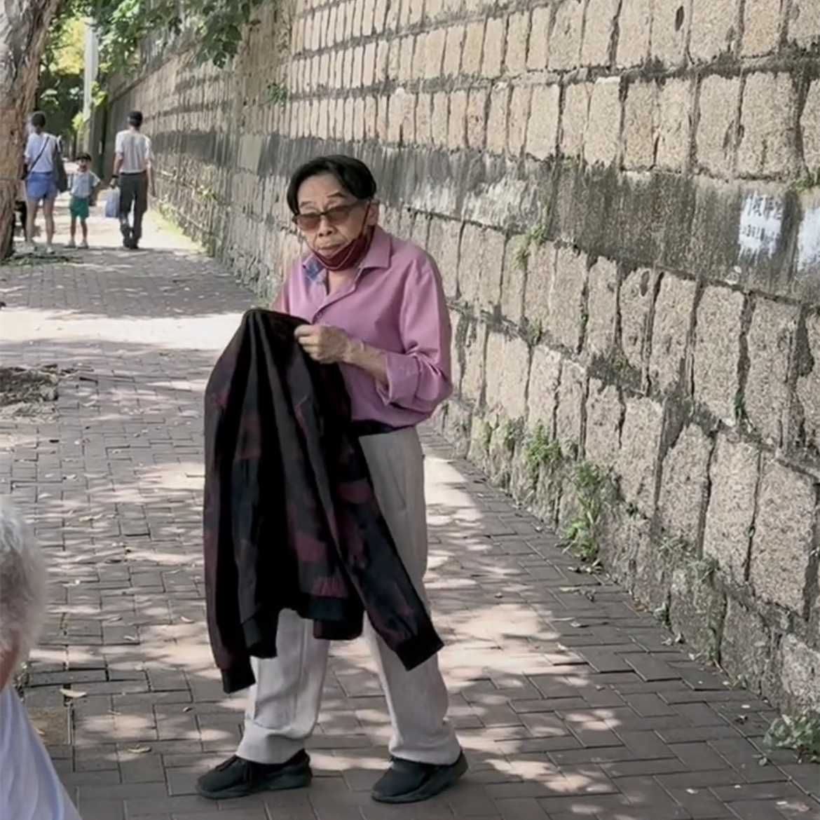 78岁泰迪罗宾独自现身街头被嘲!扎小辫打扮朴素,身高不足一米五