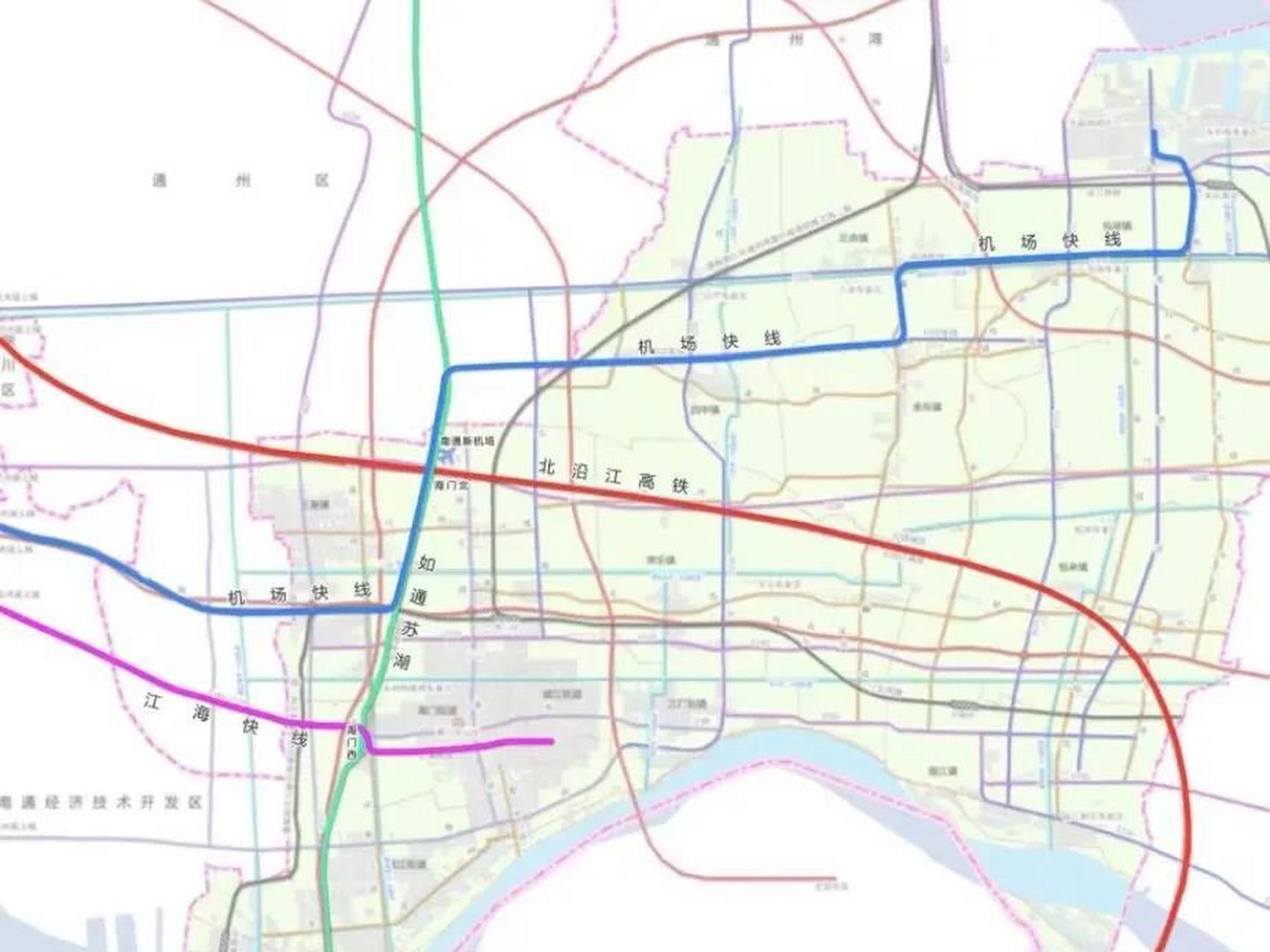 江海快线自南通西站终上海南通国际机场.