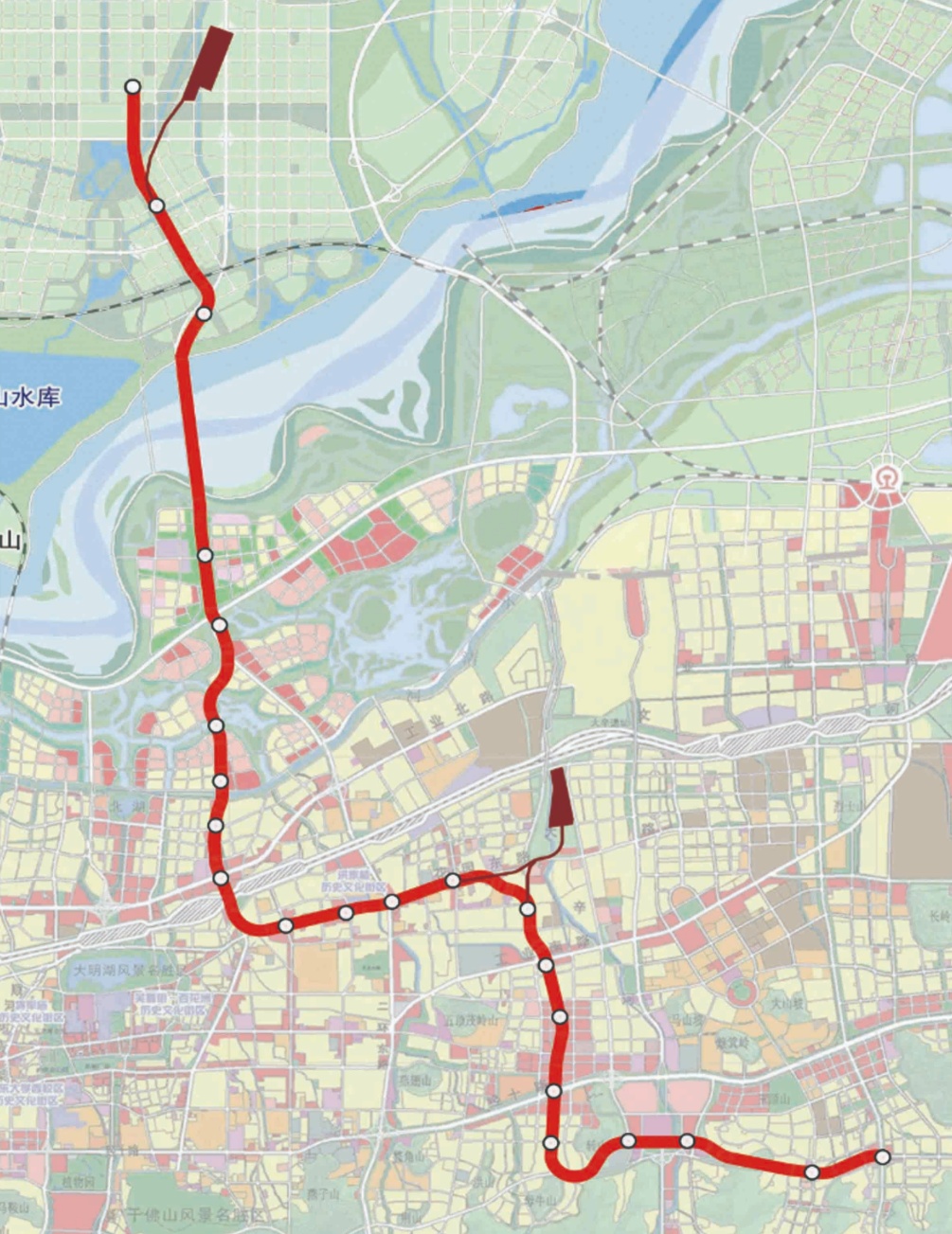 地铁7号线全程线路图图片