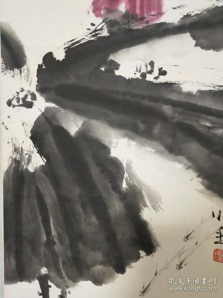 池塘清趣图欣赏