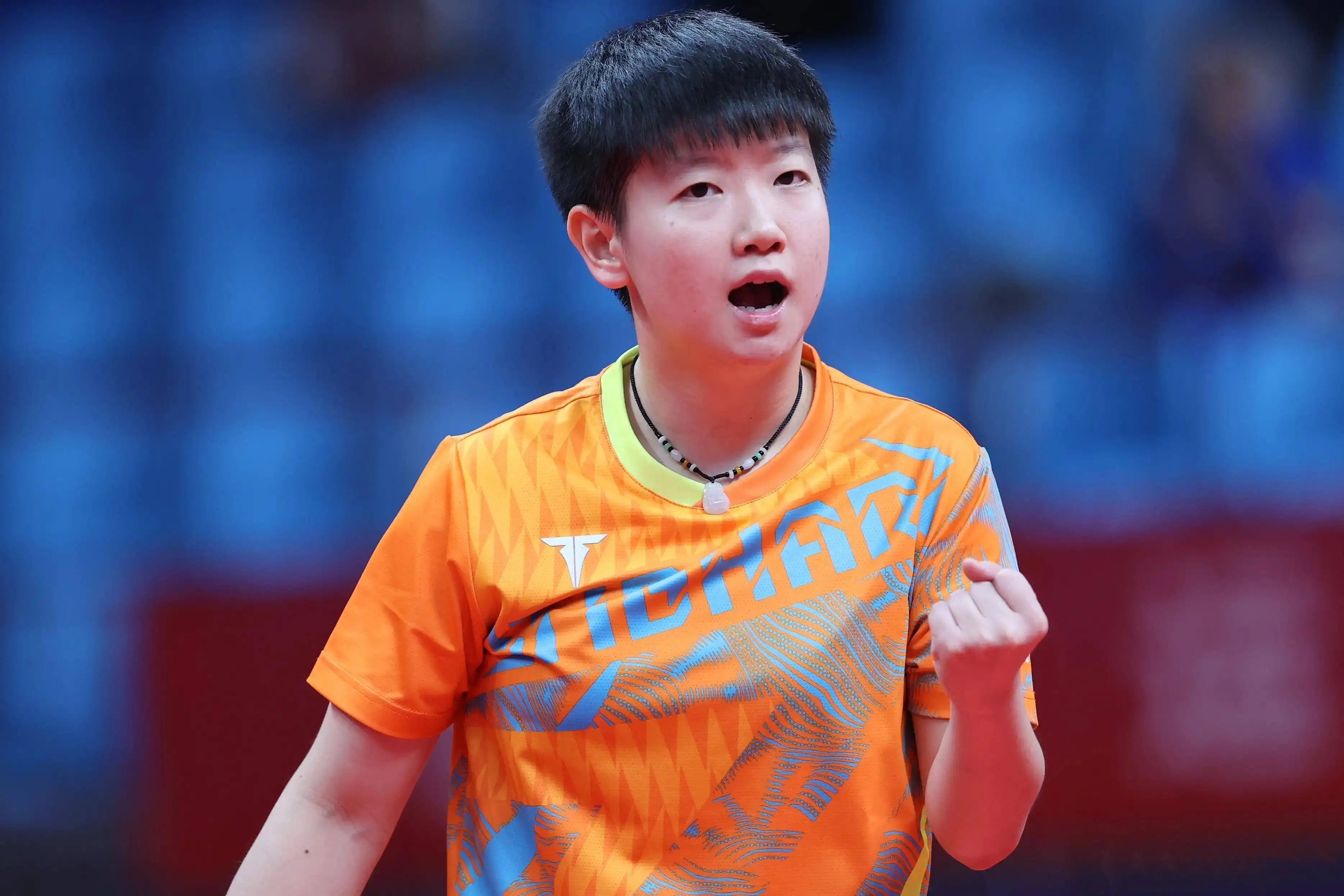 恭喜刘国梁,国乒2个天才巅峰对决,孙颖莎成功晋级16强