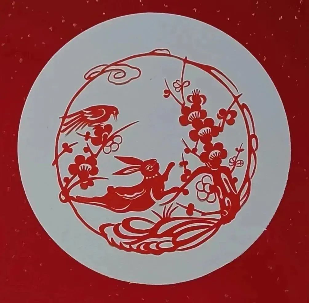 百兔剪纸送祝福,非遗手艺"花样"多丨爱申活暖心春