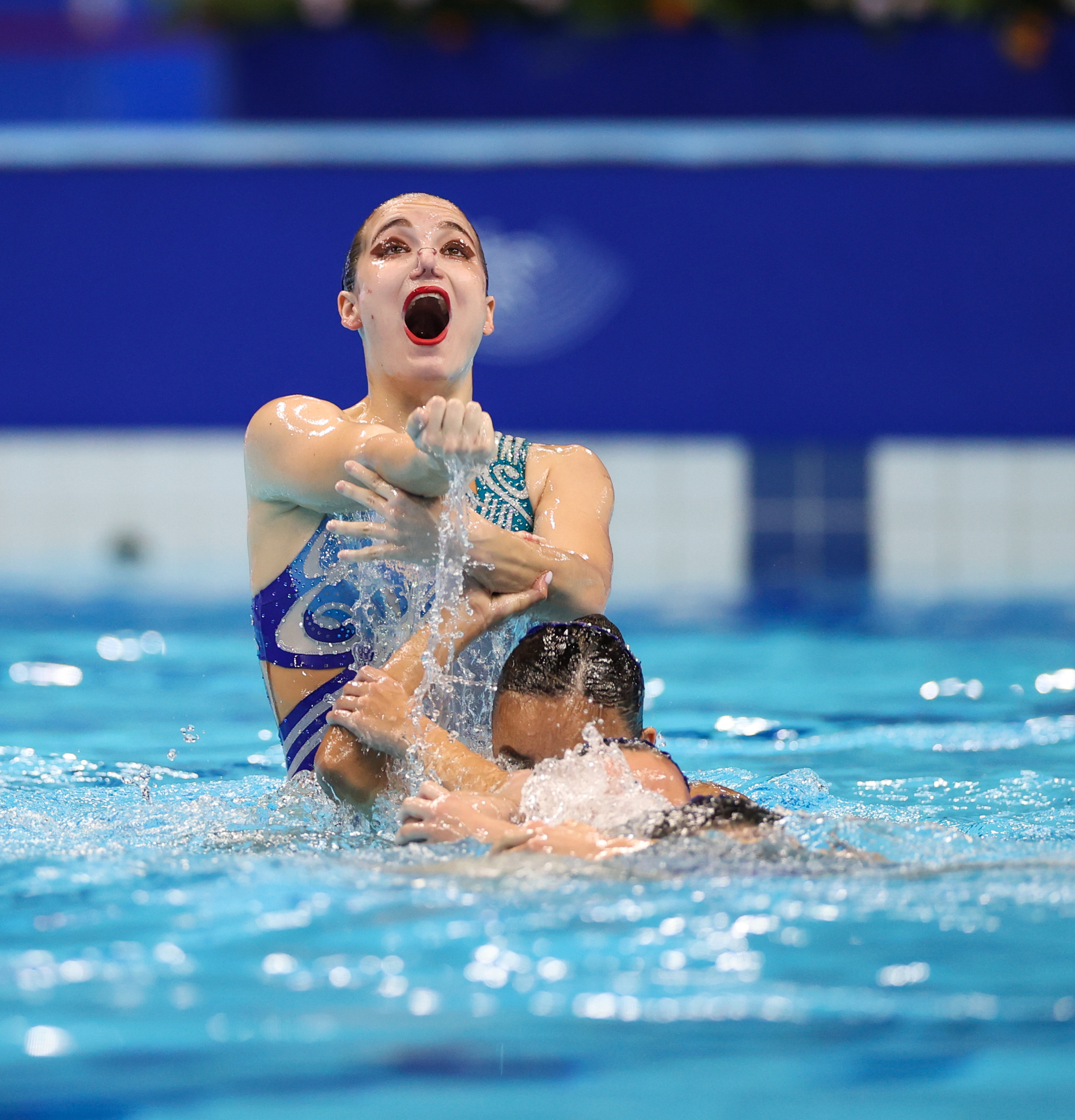 花样游泳——集体自由自选赛况