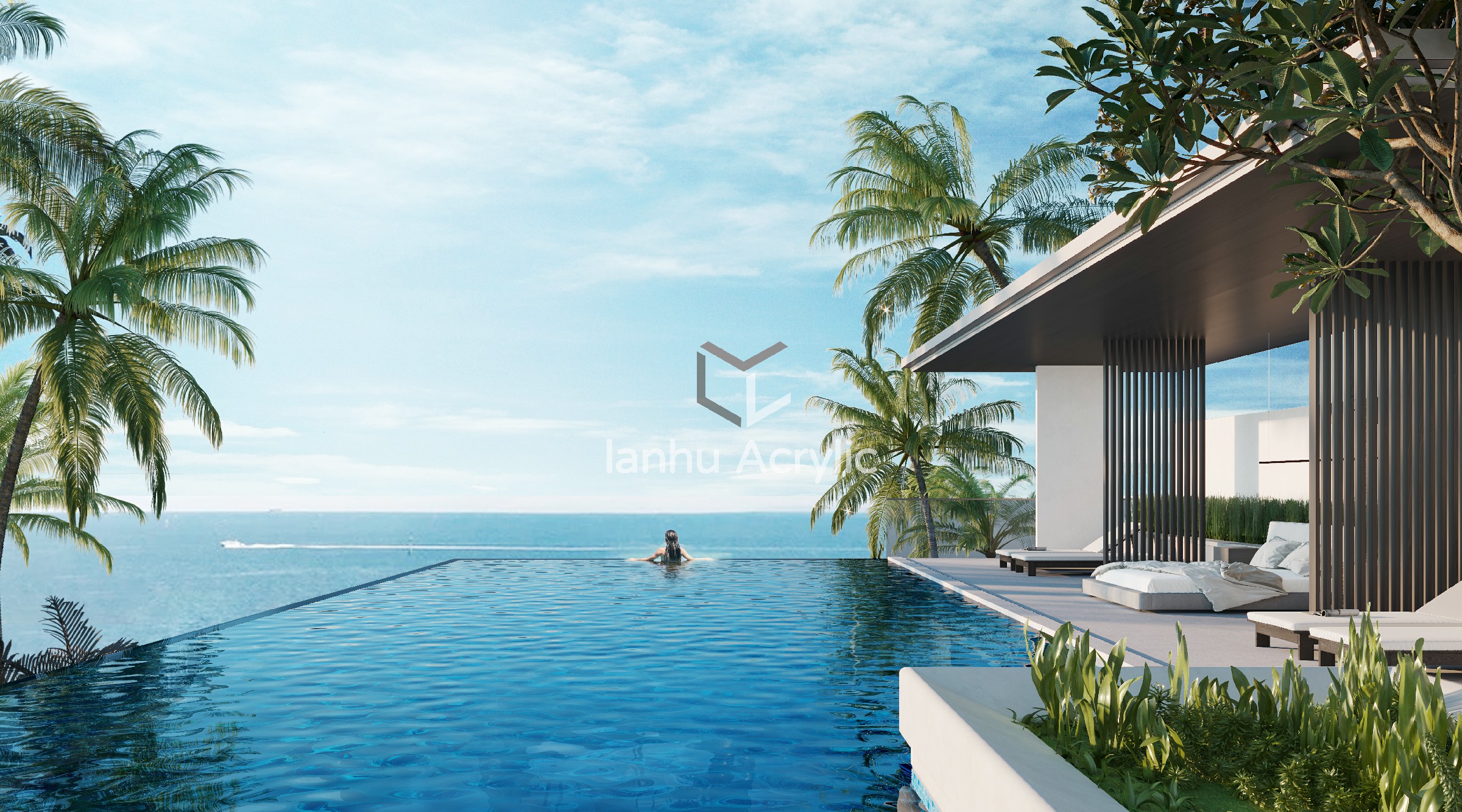 大型亚克力泳池设计施工方案介绍