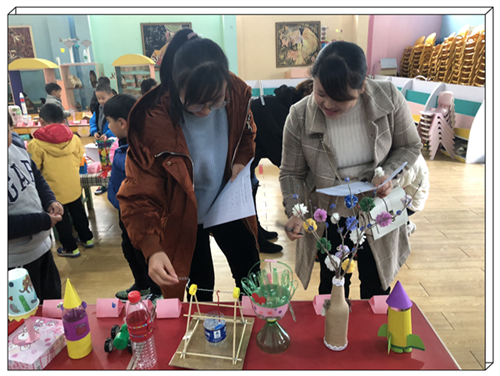 友谊幼儿园开展"变废为宝金点子沙龙"低碳环保活动