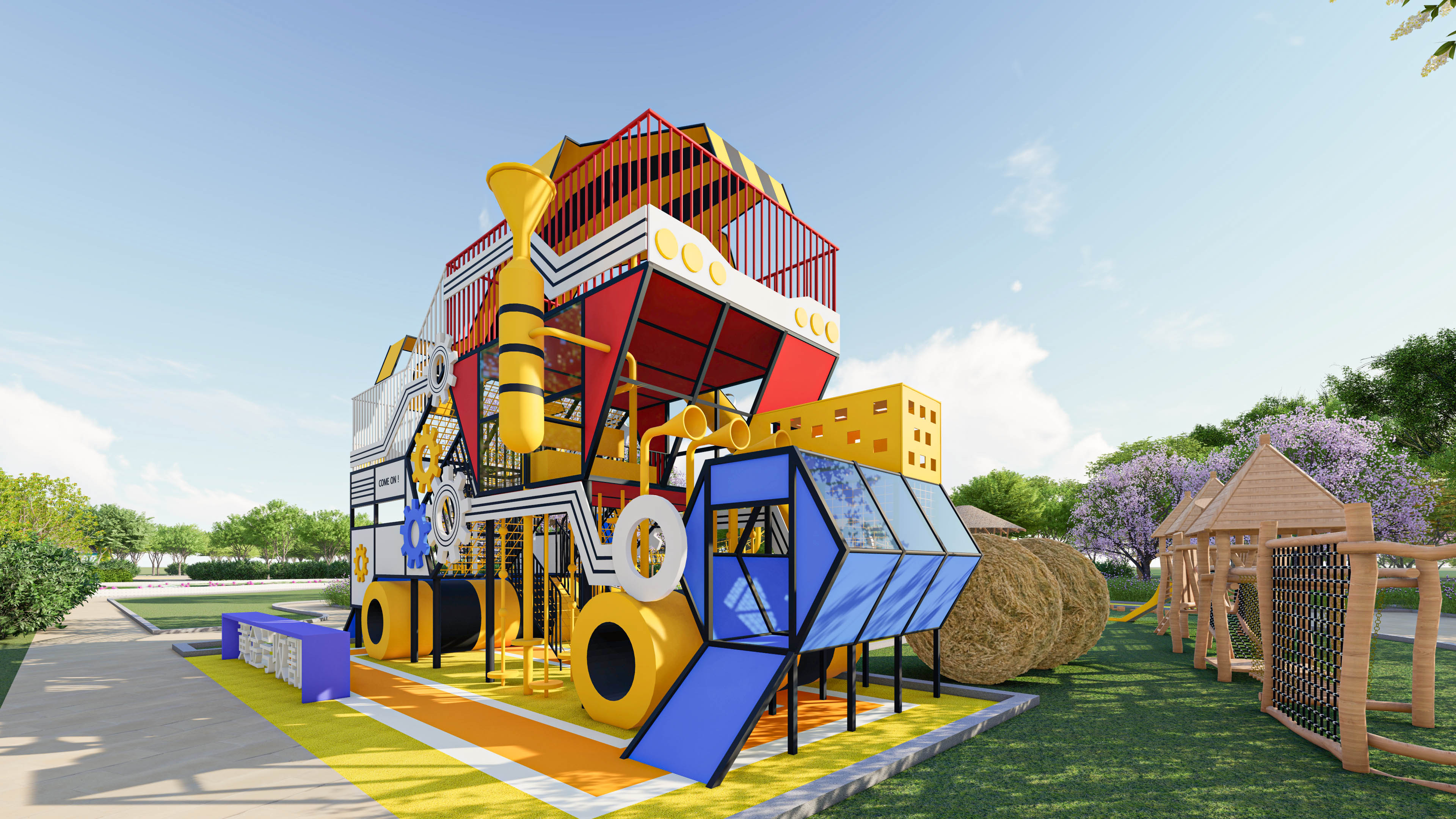 山东青岛游乐设备_陕西西安大型游乐设施机械设计