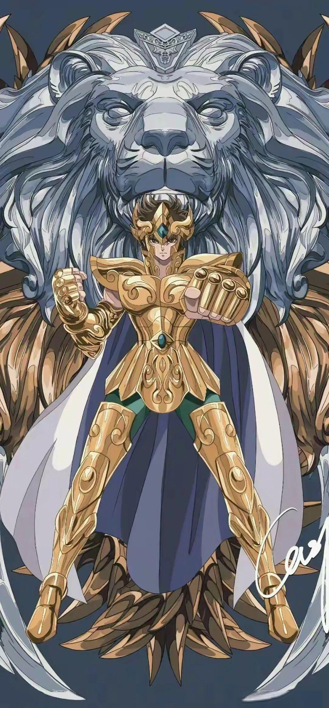 《圣斗士星矢》动漫,精选黄金圣斗士图集与壁纸