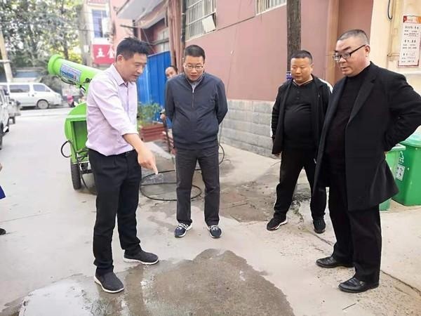 汤涌带队督查包保社区环保工作