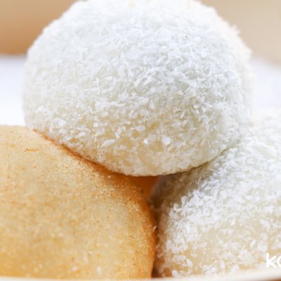 软糯香甜|花生芝麻椰蓉糯米糍