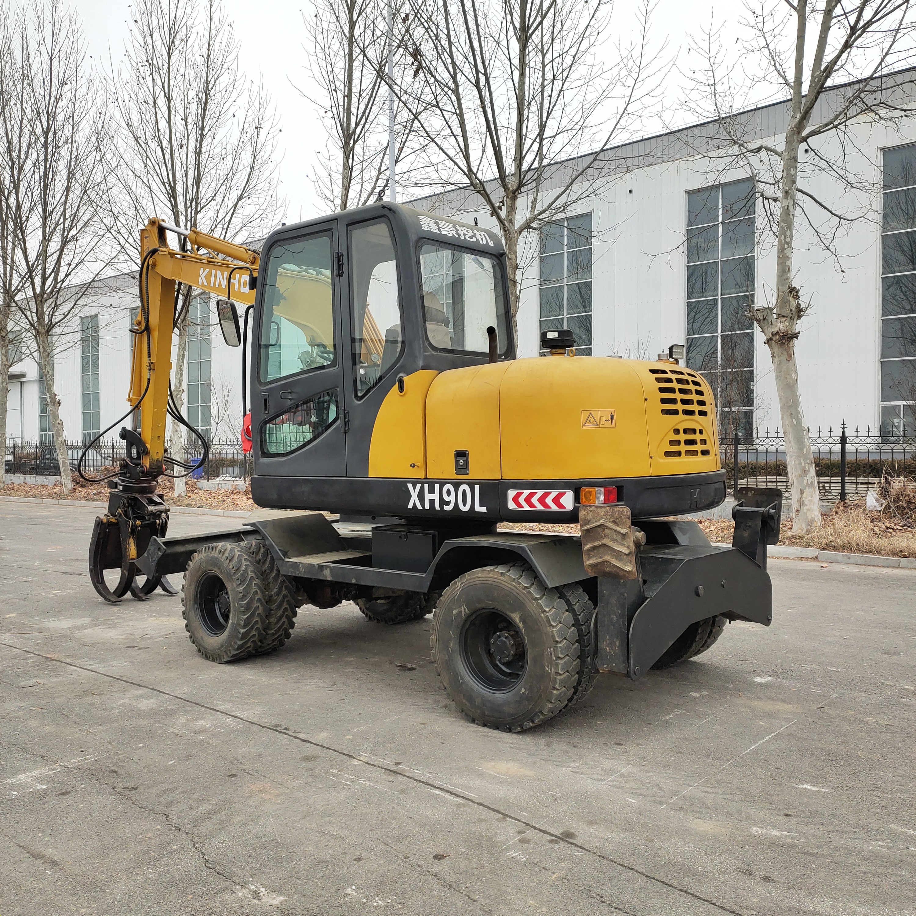 回馈客户 鑫豪 抓木机图片 轮式挖掘机价格 棉花夹 抓草捆