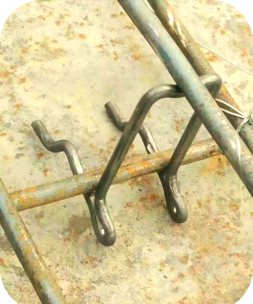 建筑工地使用的多样化钢筋铁马凳