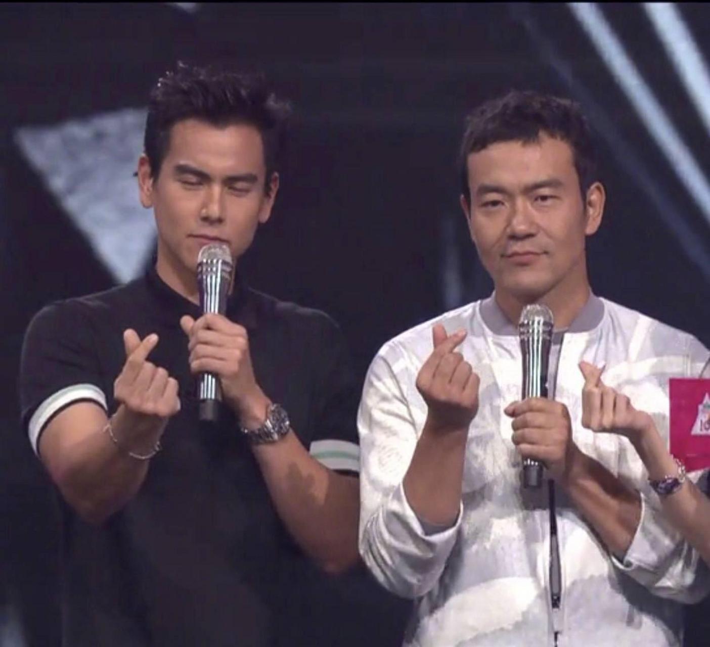 彭于晏廖凡比心,硬汉卖萌你受得了吗?