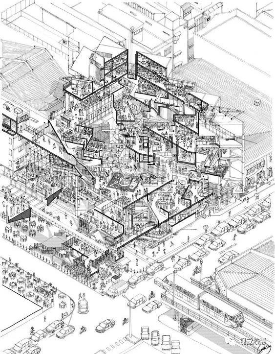 procreate线稿风景,procreate风景线稿 procreate又出新笔刷!中国古建筑一笔一个!(817期)
