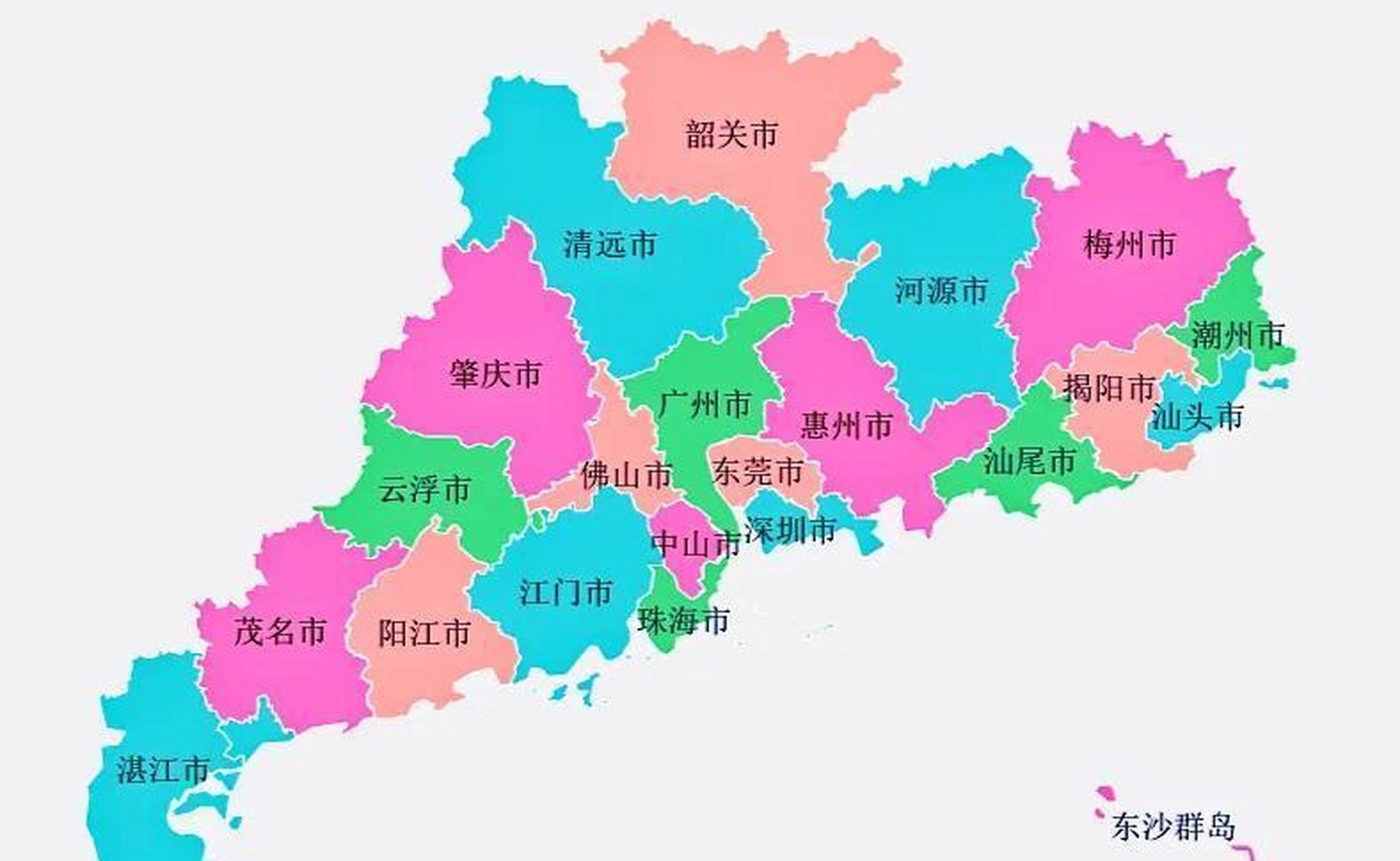 广东省地处我国华南地区,管辖总面积约为17.