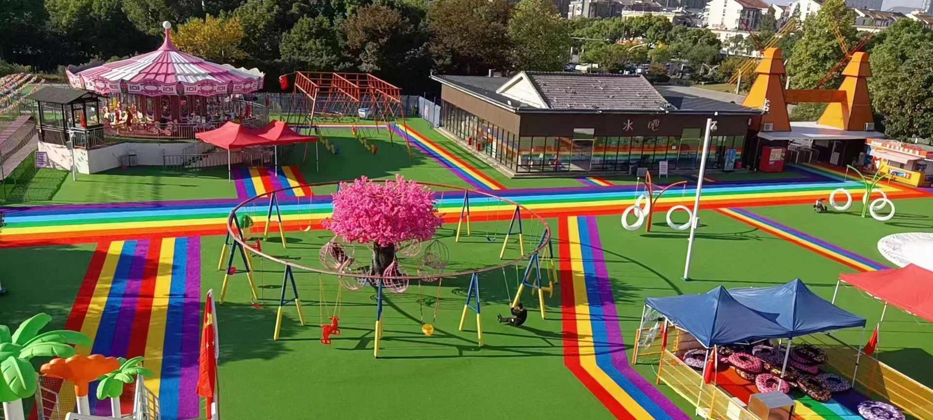 无动力游乐场人造草坪价格(无动力游乐场人造草坪多少钱一平方)