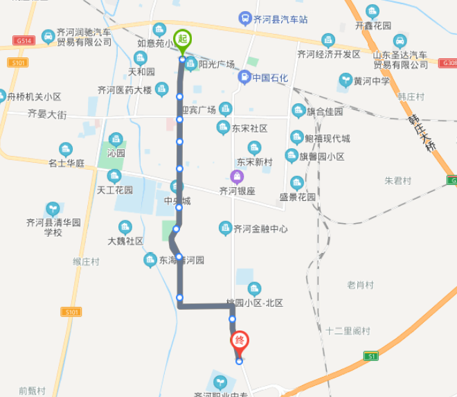 山东晏城火车站途经公交车线路乘坐点及其运行时间