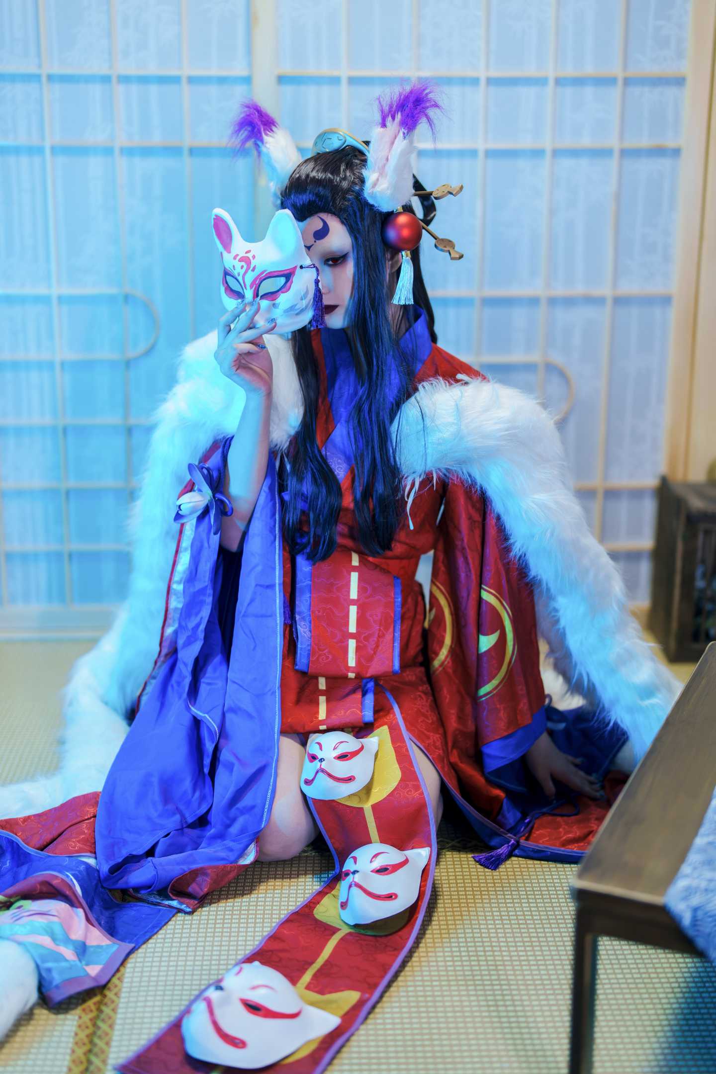 《阴阳师》烬天·玉藻前cosplay