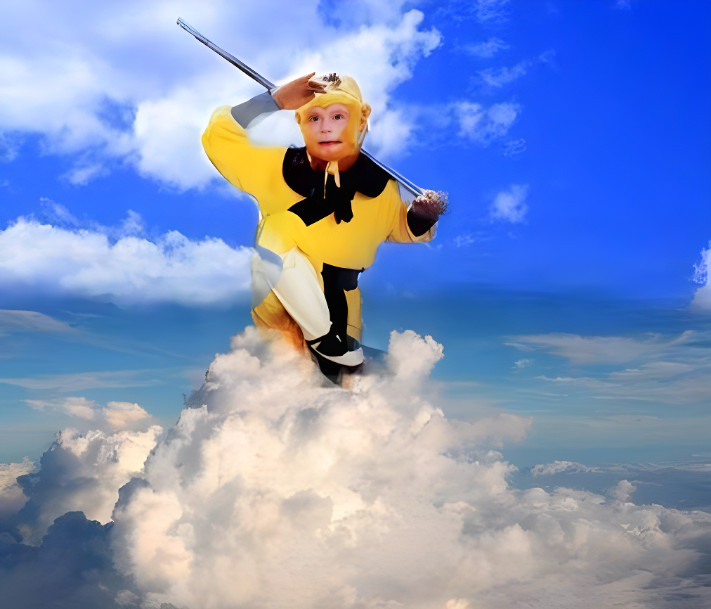 孙悟空的遁法为什么叫筋斗云?因为猴子喜欢翻跟头!