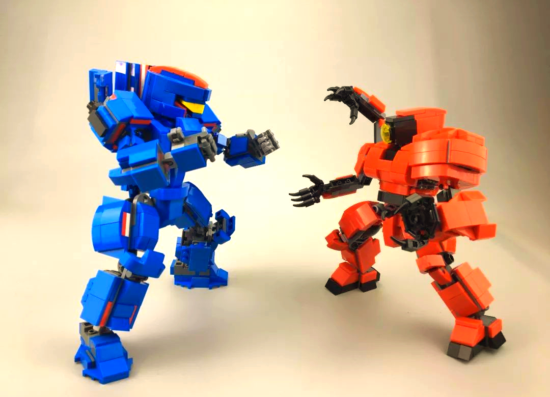 环太平洋1系列,赤红风暴机甲,动力moc作品