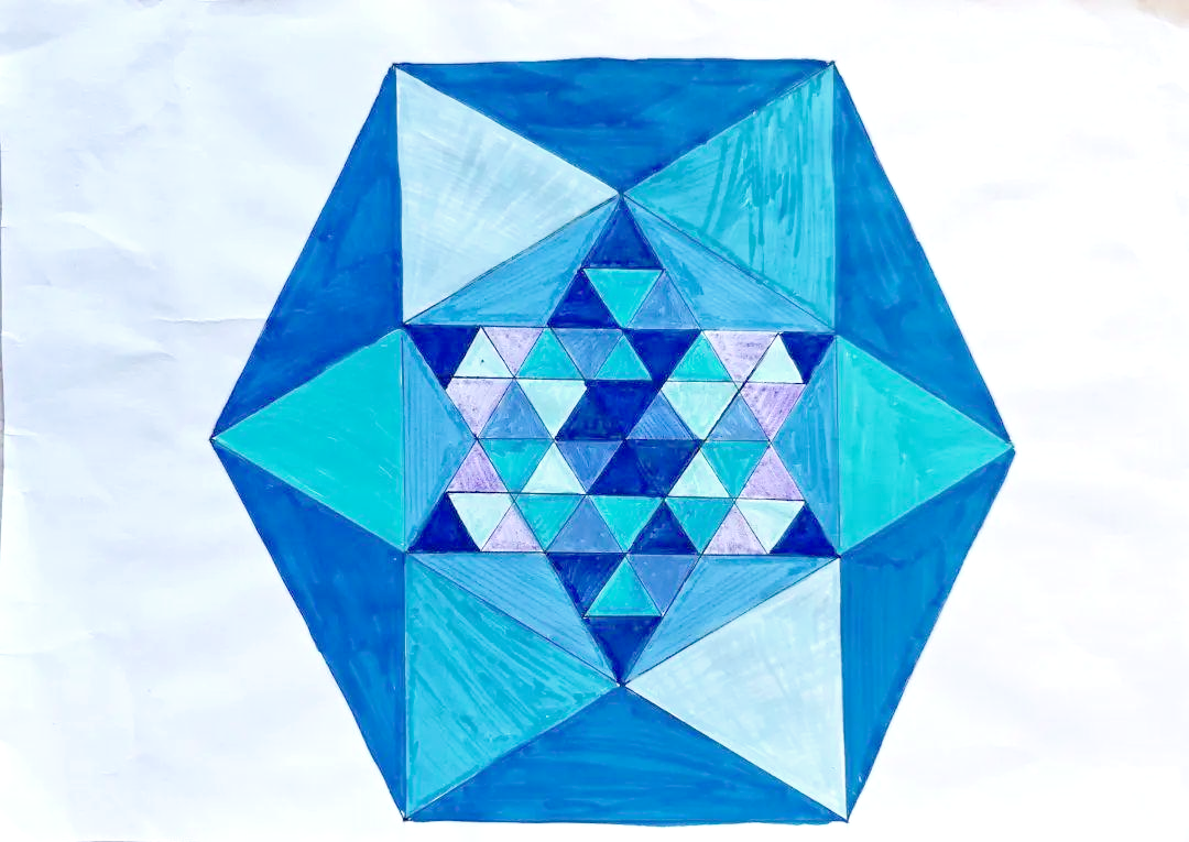 初中数学学科特色作业:创意镶嵌作品大赏