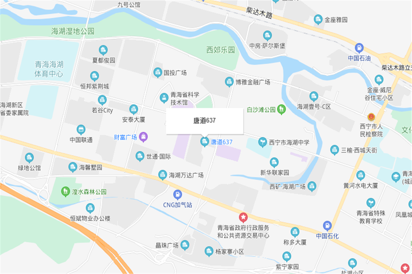 西宁唐道637地图图片