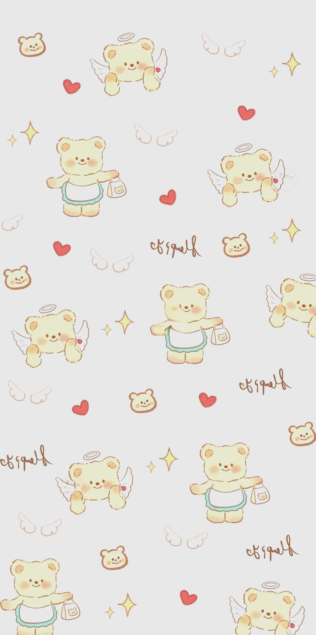 华为&荣耀微信主题:一款超可爱的黄油小熊主题