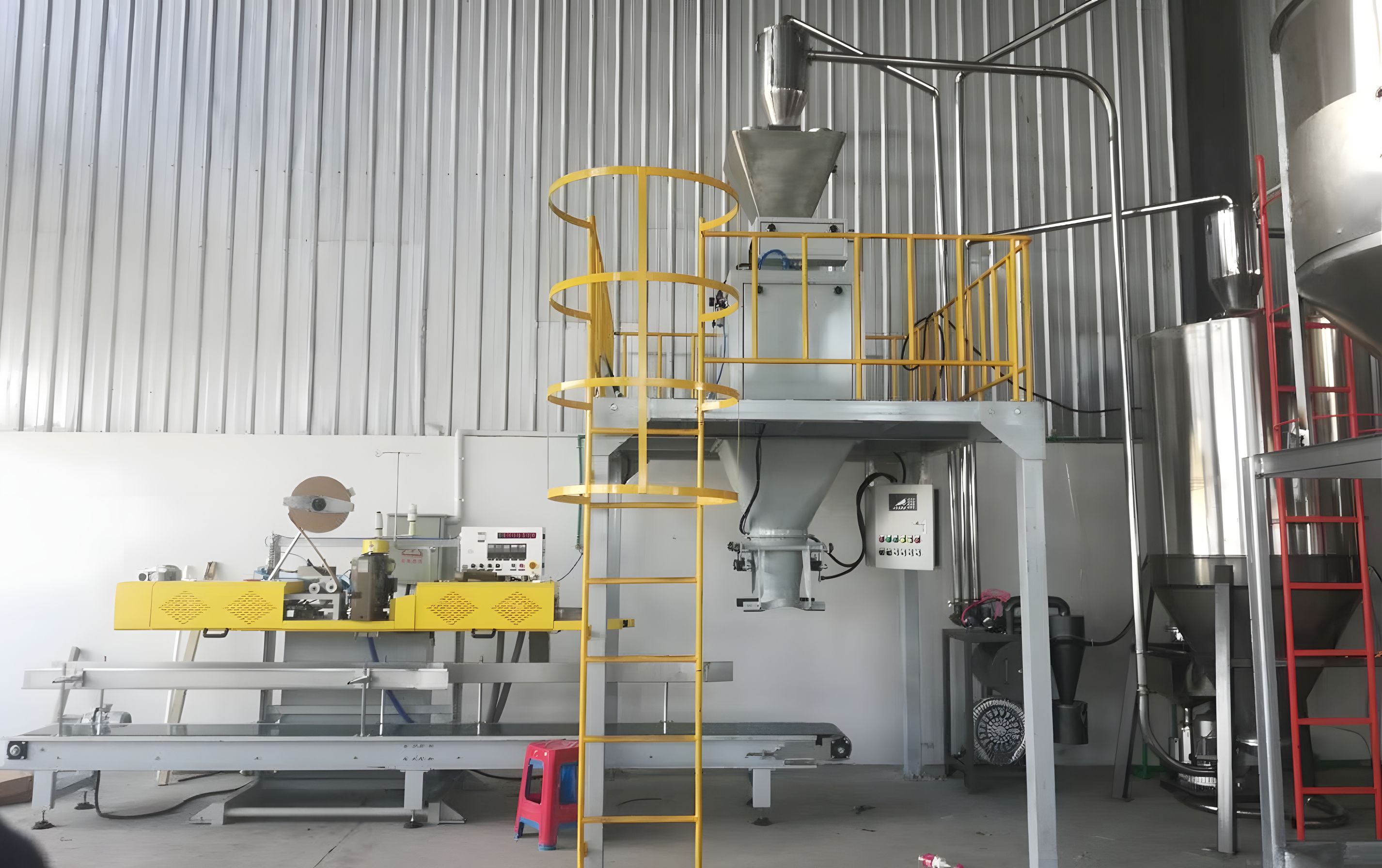 饲料称重包装机宠物饲料-半自动包装设备