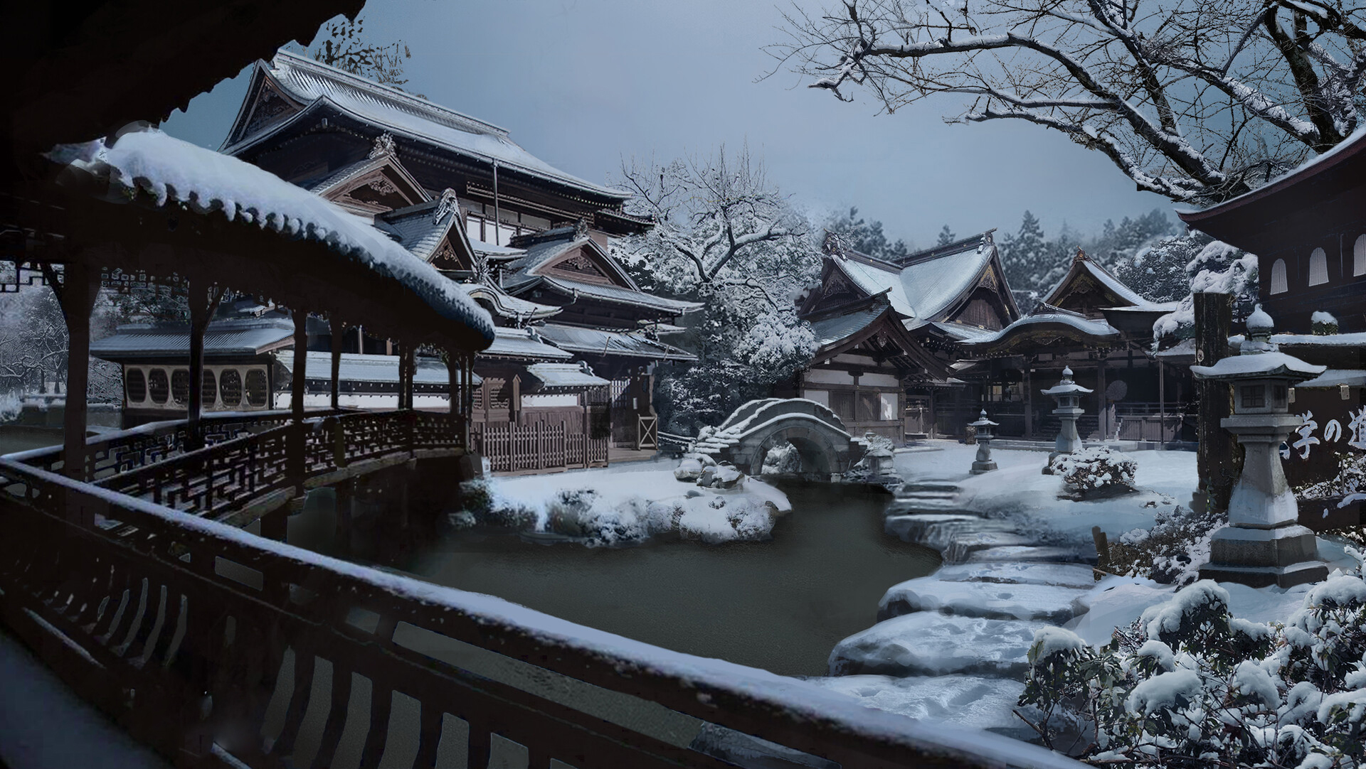 一组日式场景作品(古典风格)欣赏!画风赏心悦目