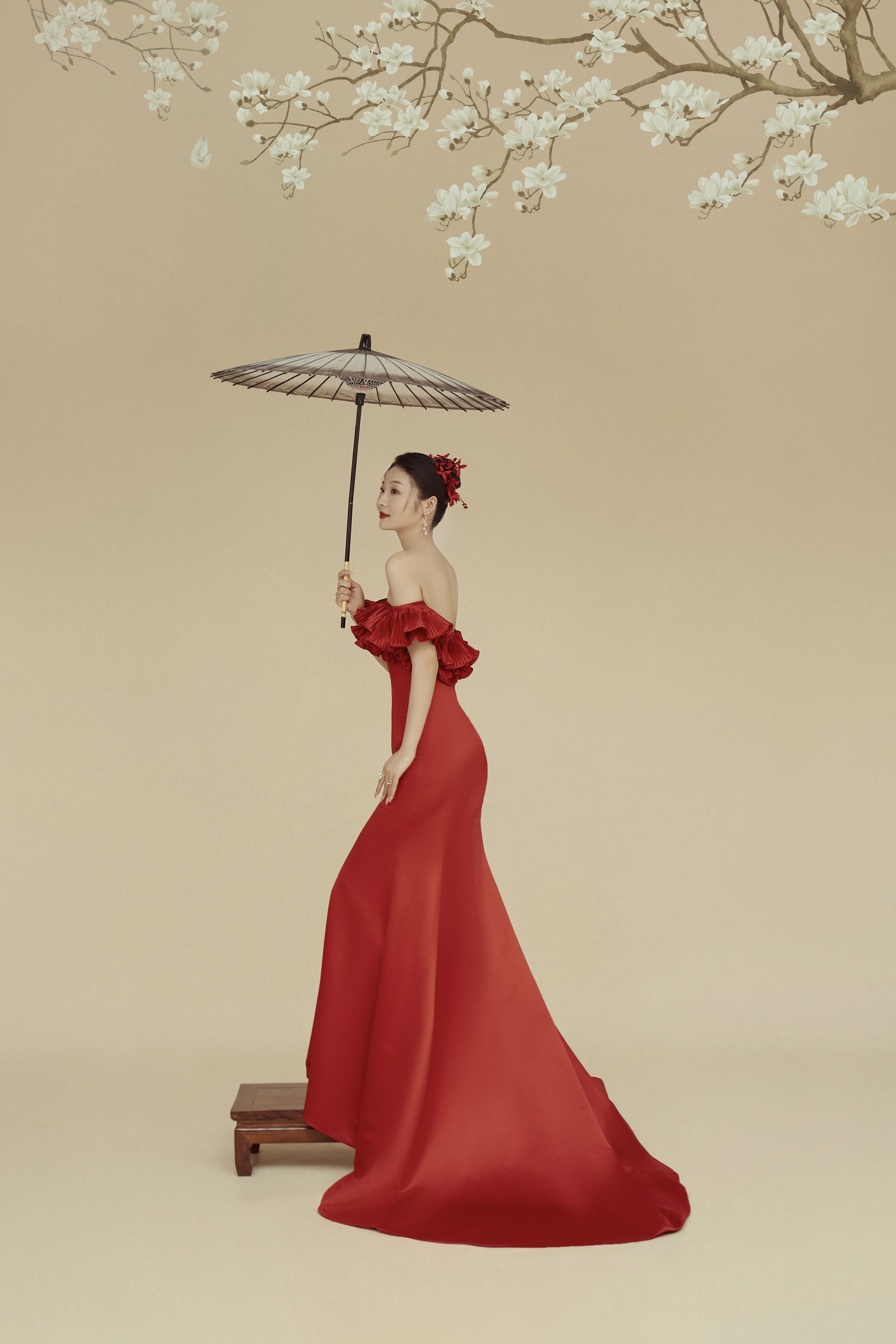 拍到我审美上的工笔画婚纱照 菏泽壹家摄影 菏泽婚纱照 客片分享