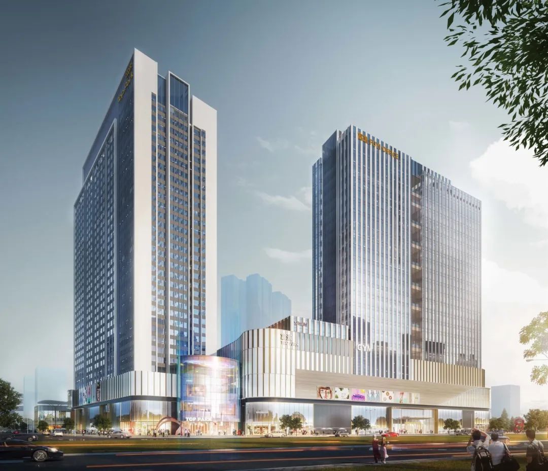 总建面约120万㎡,其商业体部分"海雅缤纷天地"总面积约60万平方米