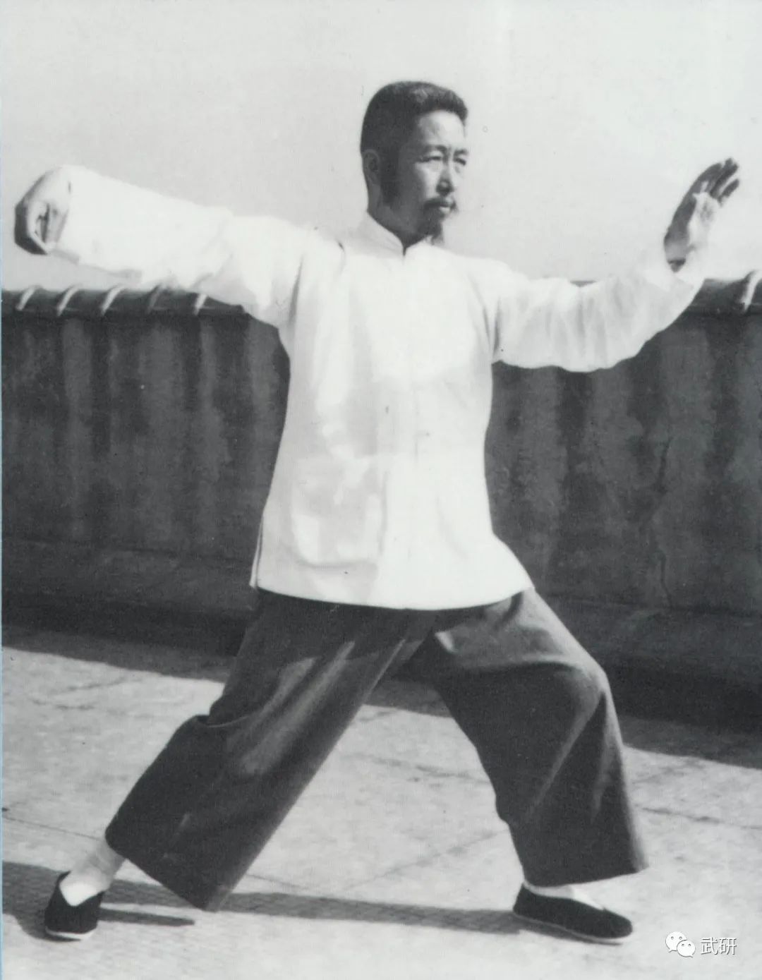 太极拳大师郑曼青发劲,真正的诗书画拳医精通的高人