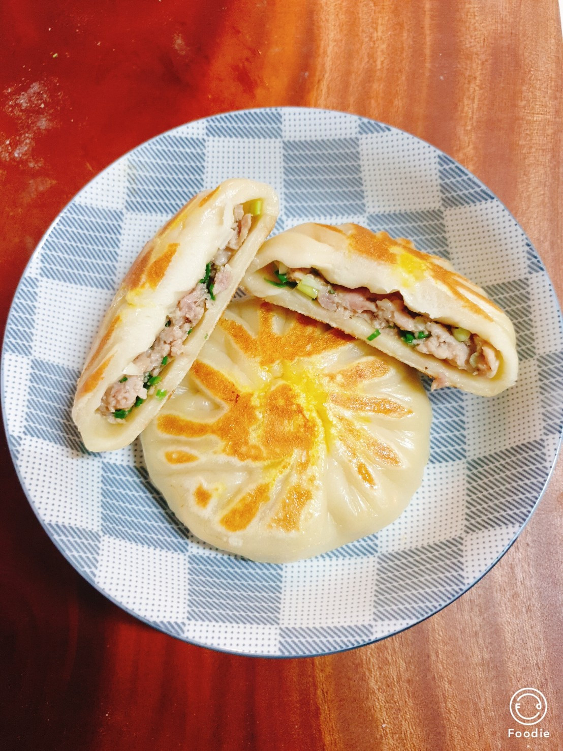 午餐跟我学!大叔教你马告葱肉馅饼,金黄酥脆,简单易做,超好吃