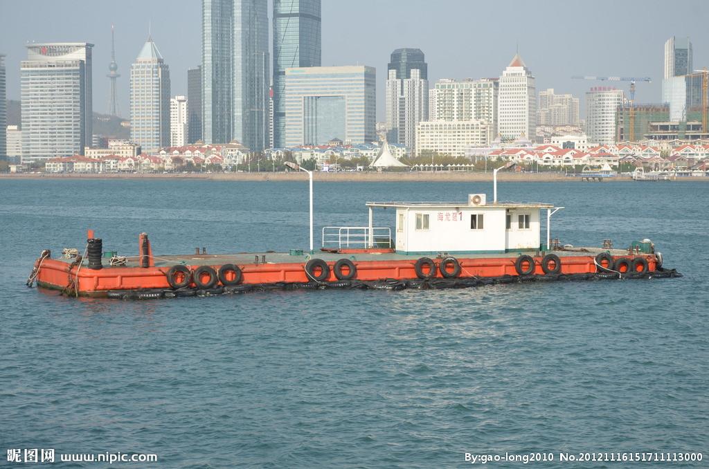 人工湖 浮码头港口机械 趸船 无动力矩形非自航船