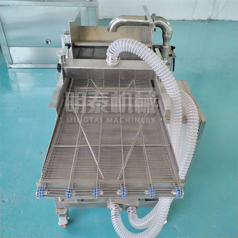 鸡柳炸鸡上浆裹粉机全自动鸡排鸡翅裹粉机商用鱿鱼圈洋葱圈粘粉机