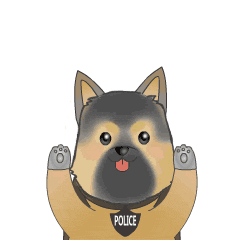 巡逻犬头像图片