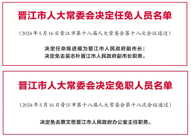 福建三地最新人事消息