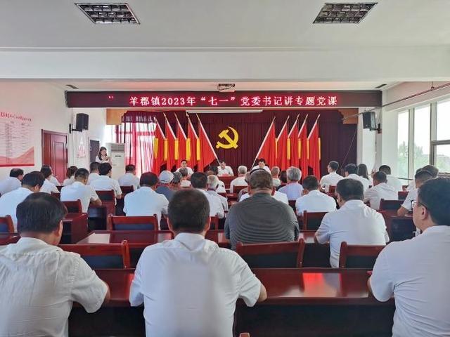 践行使命争先锋 不忘初心颂党恩——莱阳市羊郡镇组织开展庆"七一"