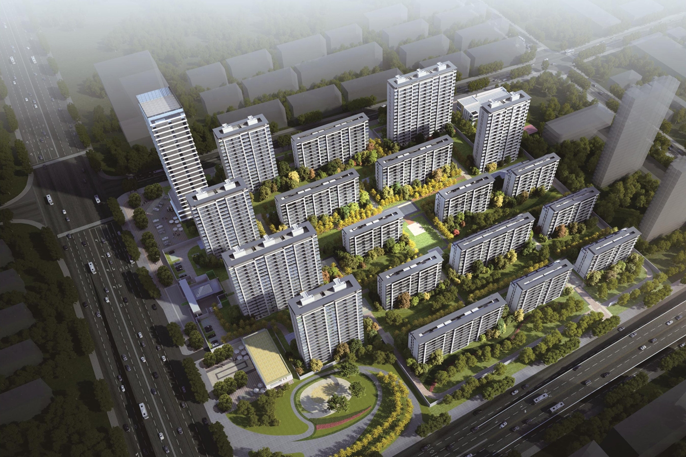 设计居住974户!华地公元壹品规划获批前公示