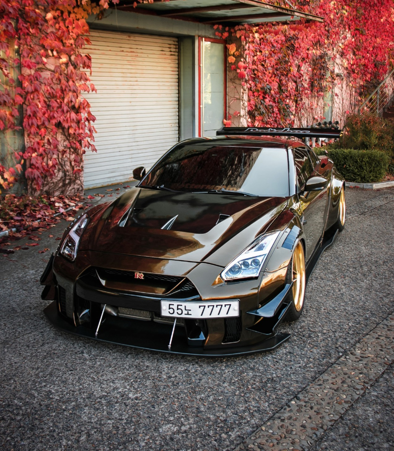 战神gtr改装气动避震实现贴地姿态