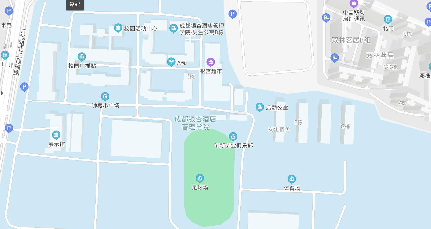 银杏酒店管理学院地图图片