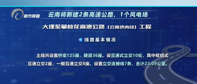 雲南將新建一條大理至攀枝花高速公路