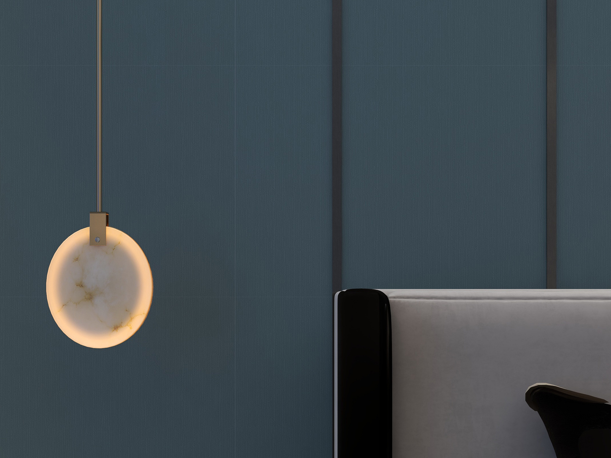 摩登野兽墙布丨现代轻奢风格软装设计