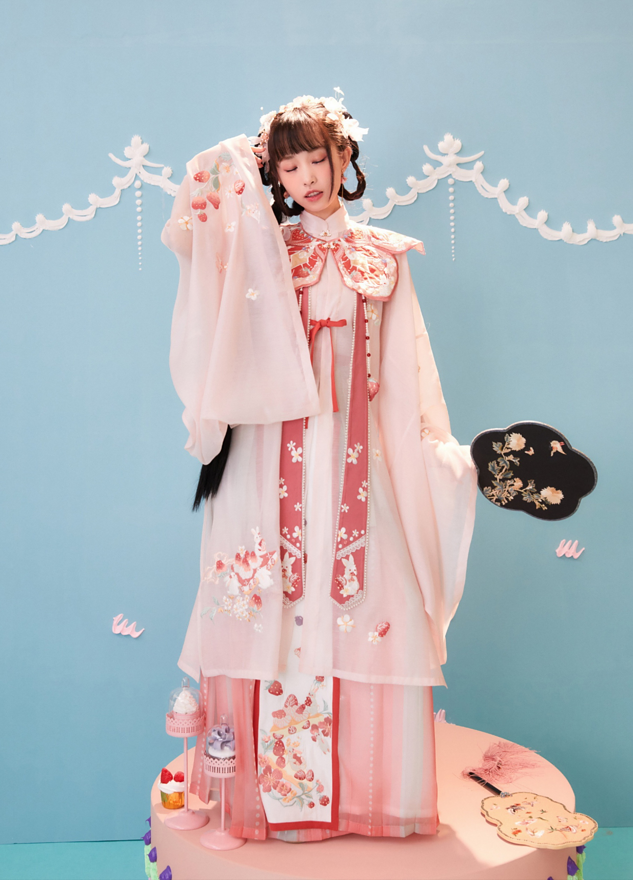 最近流行的"水果色系"汉服,温婉甜美,清凉一夏